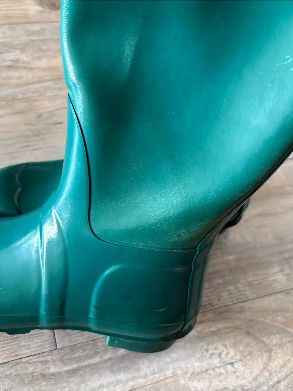 Women’s Hunter Original Tall Gloss Boots In Laguna Green Size 7